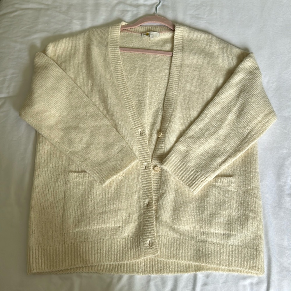 Boden Long Fluffy Cardigan